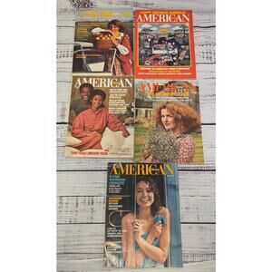 American Home Magazine Lot 5 1976 Feb Mar Apr July Aug Vintage Decor